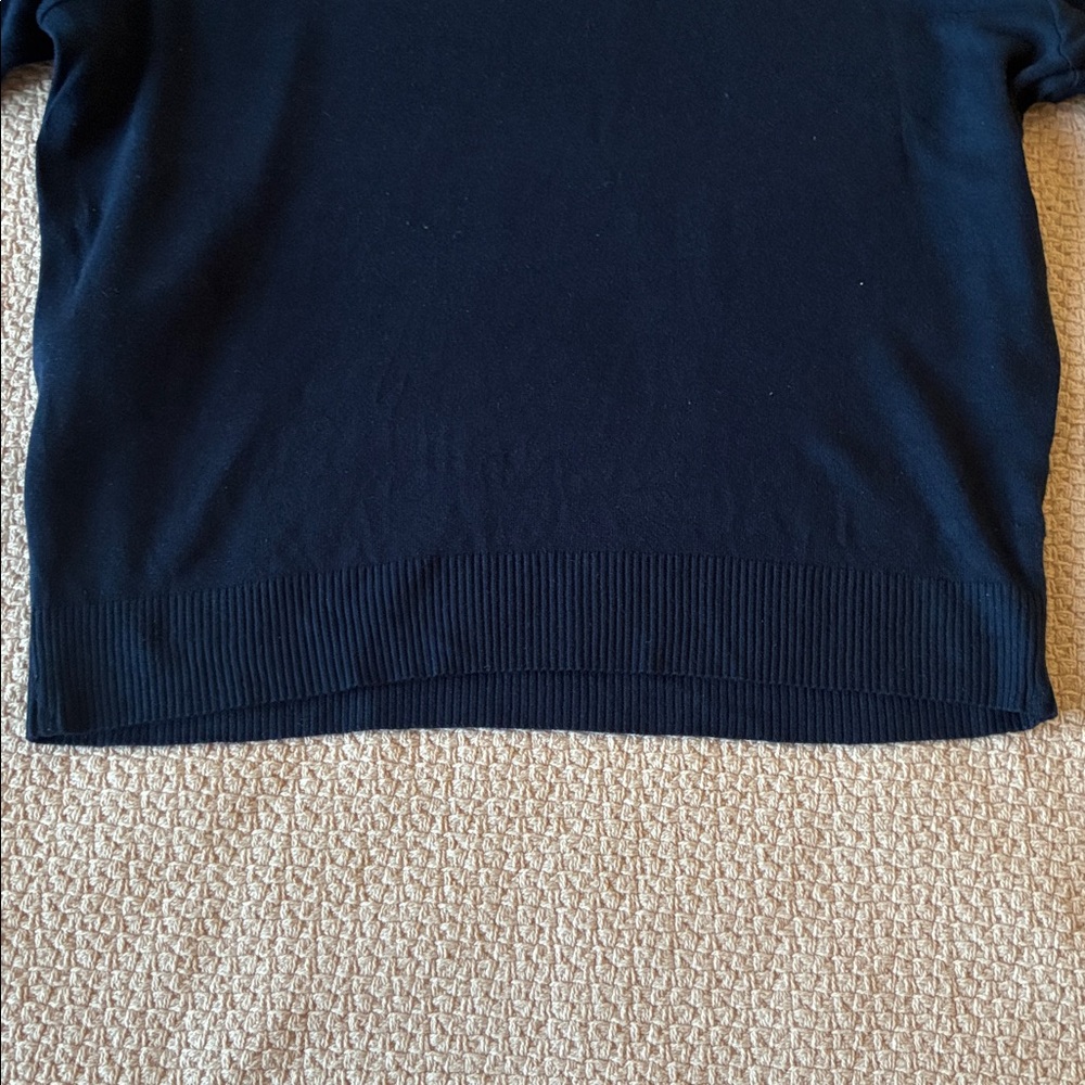 WHISTLES Navy Blue Crop Top - Picture 8 of 12